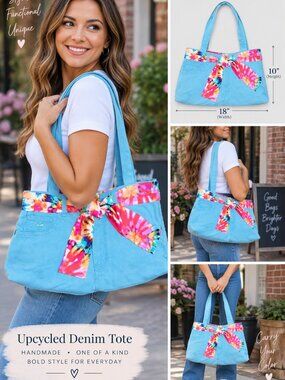 $19 sale Handmade upcycled denim purse gloria Vanderbilt western boho was $60